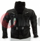 Куртка мото (текстиль) Force(Black Bike)черн.,длин.,выс.ворот.,M