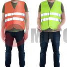 Жилет сигнальный для водителей световозвращающий с липучкой (120-124, рост 170-176), 3XL Жилет сигнальный для водителей световозвращающий с липучкой (120-124, рост 170-176), 3XL